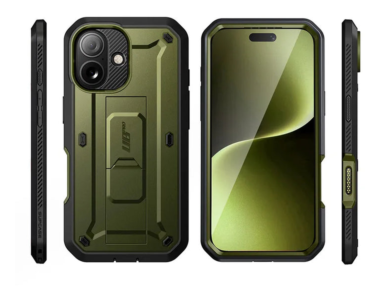 SUPCASE UB Pro Apple iPhone 17 Hoesje Full Protect Kickstand Groen afbeelding 14