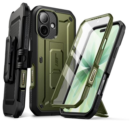 SUPCASE UB Pro Apple iPhone 17 Hoesje Full Protect Kickstand Groen afbeelding 1