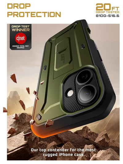 SUPCASE UB Pro Apple iPhone 17 Hoesje Full Protect Kickstand Groen afbeelding 4