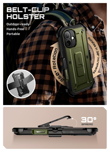 SUPCASE UB Pro Apple iPhone 17 Hoesje Full Protect Kickstand Groen afbeelding 9