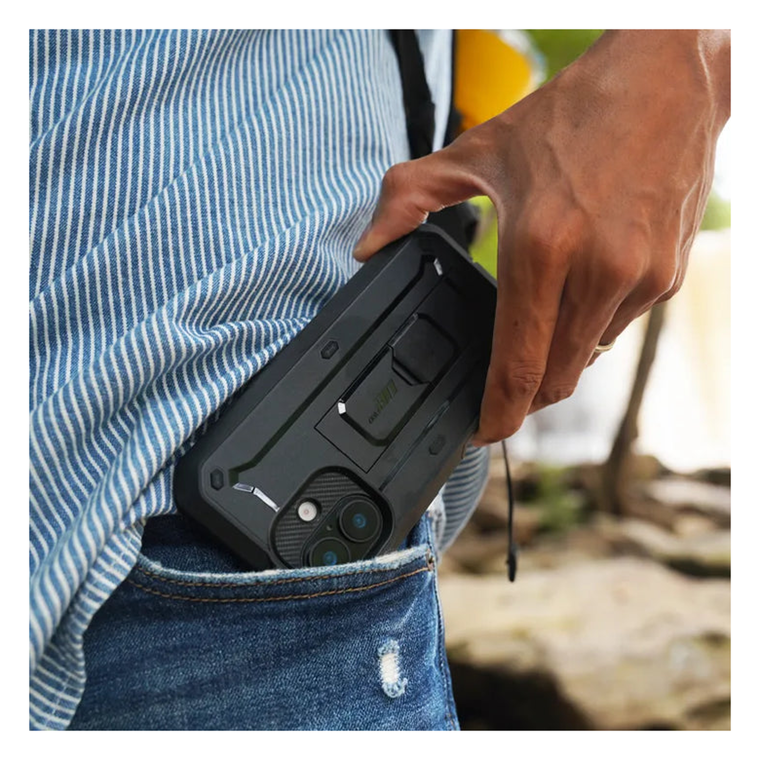 SUPCASE UB Pro Apple iPhone 17 Hoesje Full Protect Kickstand Zwart afbeelding 12