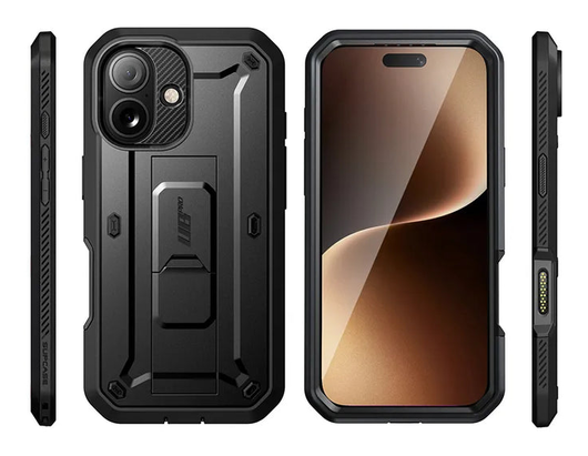 SUPCASE UB Pro Apple iPhone 17 Hoesje Full Protect Kickstand Zwart afbeelding 14