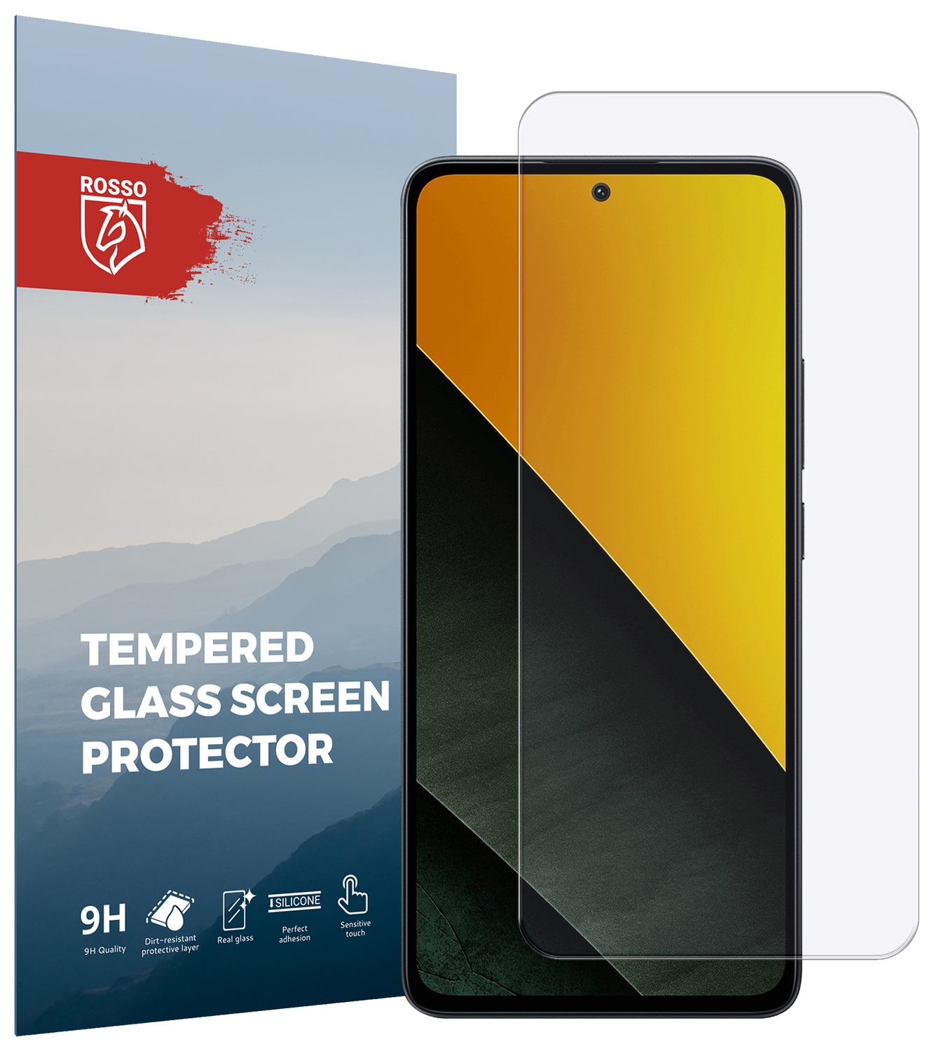 Rosso Xiaomi Poco M7 Pro 9H Tempered Glass Screen Protector afbeelding 1