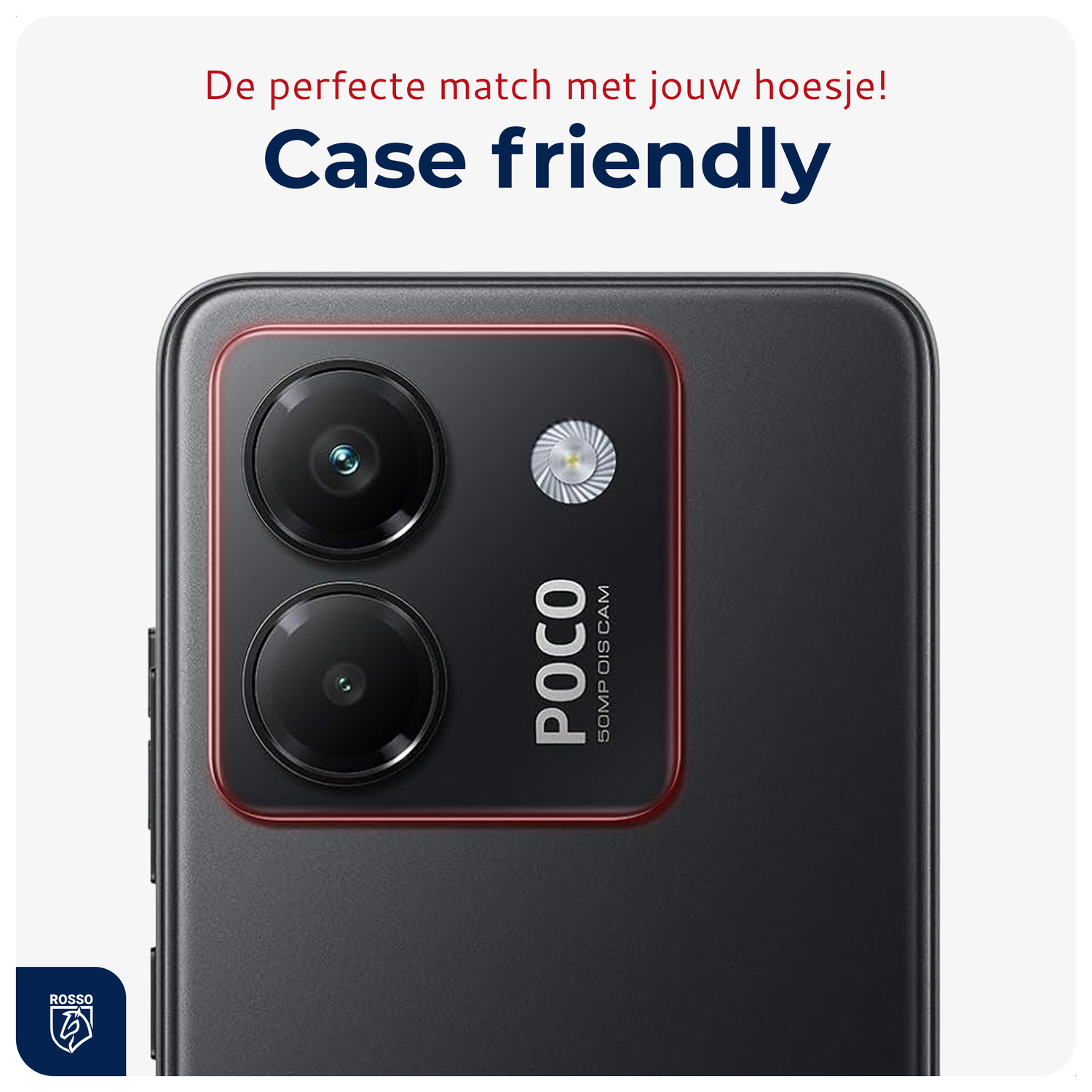 Rosso Xiaomi Poco M7 Pro Camera Lens Protector Transparant afbeelding 4