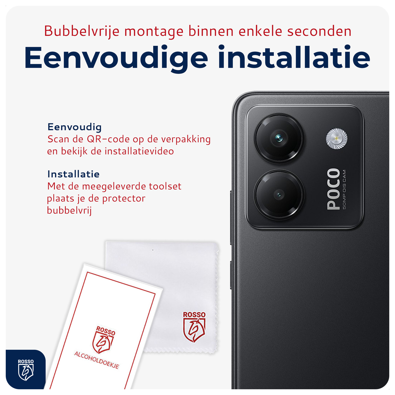 Rosso Xiaomi Poco M7 Pro Camera Lens Protector Transparant afbeelding 6