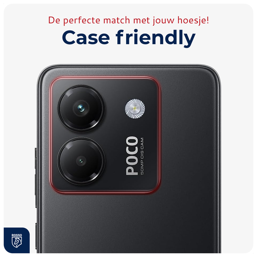 Rosso Xiaomi Poco M7 Pro Camera Lens Protector Transparant afbeelding 4
