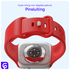 SBG Siliconen - Apple Watch Bandje - 1-11/SE - 38/40/41/42MM - Rood afbeelding 3