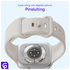 SBG Siliconen - Apple Watch Bandje - 1-11/SE - 38/40/41/42MM - Sterrenlicht afbeelding 3