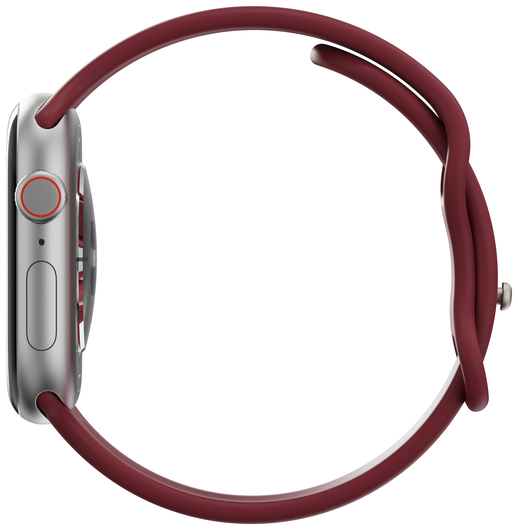 SBG Siliconen - Apple Watch Bandje - 1-11/SE - 38/40/41/42MM - Bordeaux afbeelding 4