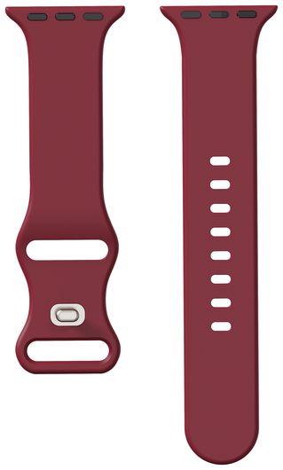 SBG Siliconen - Apple Watch Bandje - 1-11/SE - 38/40/41/42MM - Bordeaux afbeelding 8