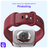 SBG Siliconen - Apple Watch Bandje - 1-11/SE - 38/40/41/42MM - Bordeaux afbeelding 3