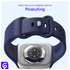 SBG Siliconen - Apple Watch Bandje - 1-11/SE - 38/40/41/42MM - Midnight Blue afbeelding 3