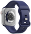SBG Siliconen - Apple Watch Bandje - 1-11/SE - 38/40/41/42MM - Midnight Blue afbeelding 2