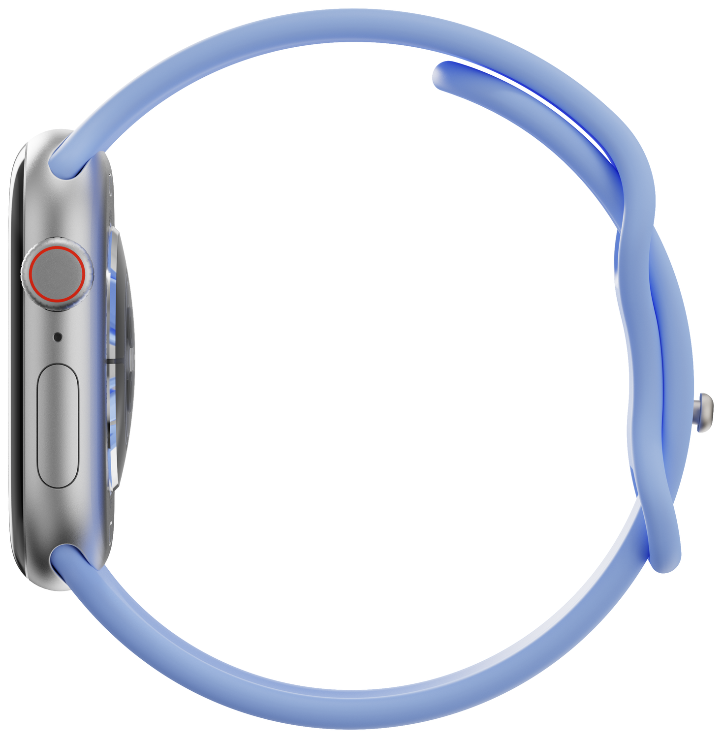 SBG Siliconen - Apple Watch Bandje - 1-11/SE - 38/40/41/42MM - Licht Paars afbeelding 4