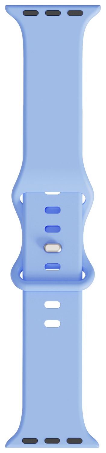 SBG Siliconen - Apple Watch Bandje - 1-11/SE - 38/40/41/42MM - Licht Paars afbeelding 7