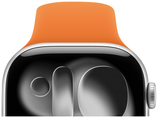 SBG Siliconen - Apple Watch Bandje - 1-11/SE - 38/40/41/42MM - Oranje afbeelding 5