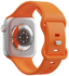 SBG Siliconen - Apple Watch Bandje - 1-11/SE - 38/40/41/42MM - Oranje afbeelding 2