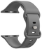 SBG Siliconen - Apple Watch Bandje - 1-11/SE - 38/40/41/42MM - Grijs afbeelding 3