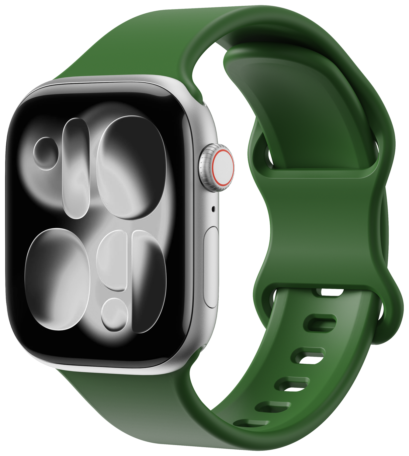 SBG Siliconen - Apple Watch Bandje - 1-11/SE - 38/40/41/42MM - Alfalfa afbeelding 1