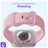 SBG Siliconen - Apple Watch Bandje - 1-11/SE - 38/40/41/42MM - Roze afbeelding 3