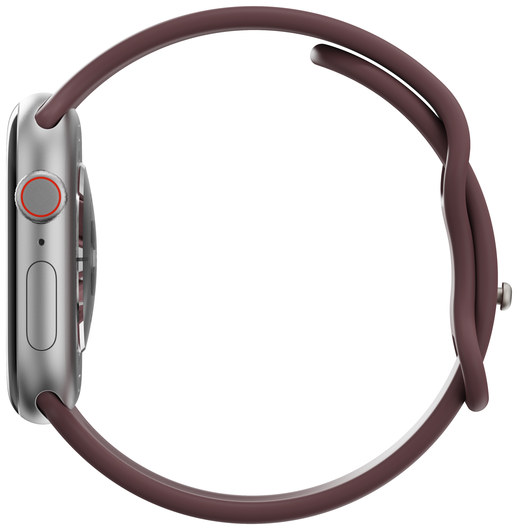 SBG Siliconen - Apple Watch Bandje - 1-11/SE - 38/40/41/42MM - Smoky Purple afbeelding 4