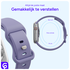 SBG Siliconen - Apple Watch Bandje - 1-11/SE - 38/40/41/42MM - Lavender Grijs afbeelding 5