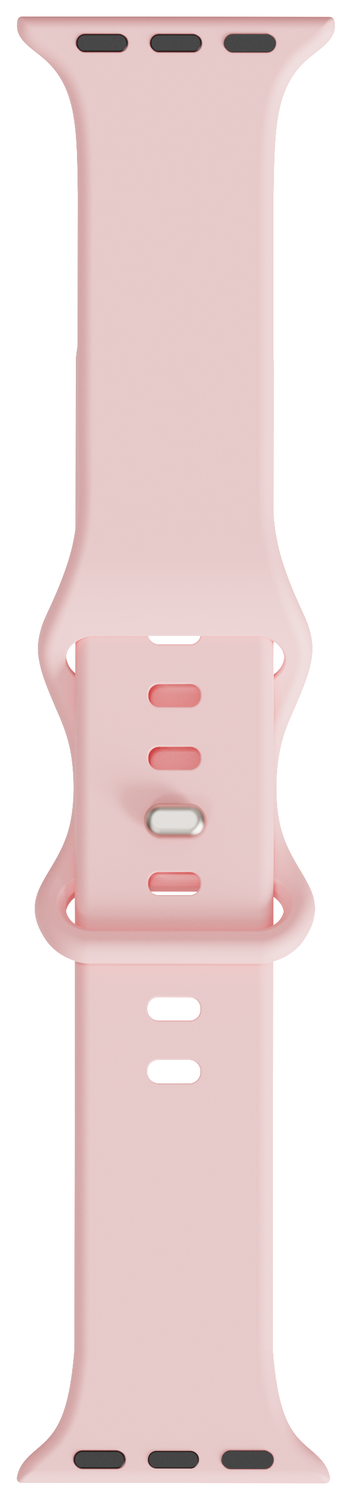 SBG Siliconen - Apple Watch Bandje - 1-11/SE - 38/40/41/42MM - Licht Roze afbeelding 7