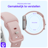SBG Siliconen - Apple Watch Bandje - 1-11/SE - 38/40/41/42MM - Licht Roze afbeelding 5