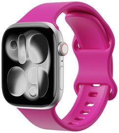 SBG Siliconen - Apple Watch Bandje - 1-11/SE - 38/40/41/42MM - Hot Pink