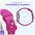 SBG Siliconen - Apple Watch Bandje - 1-11/SE - 38/40/41/42MM - Hot Pink afbeelding 5