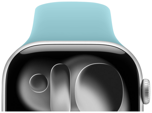 SBG Siliconen - Apple Watch Bandje - 1-11/SE - 38/40/41/42MM - Groen Blauw afbeelding 5