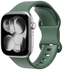 SBG Siliconen - Apple Watch Bandje - 1-11/SE - 38/40/41/42MM - Donker Groen