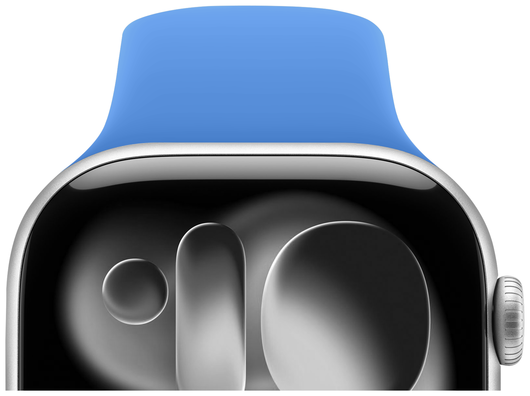 SBG Siliconen - Apple Watch Bandje - 1-11/SE - 38/40/41/42MM - Blauw afbeelding 5