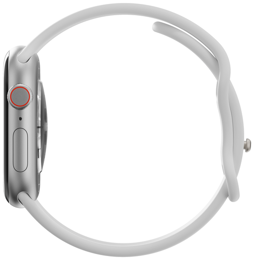 SBG Siliconen Apple Watch Band 1-11/SE/Ultra - 49/46/45/44/42MM - Wit afbeelding 4