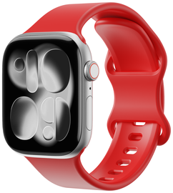 SBG Siliconen Apple Watch Band 1-11/SE/Ultra - 49/46/45/44/42MM - Rood afbeelding