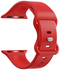 SBG Siliconen Apple Watch Band 1-11/SE/Ultra - 49/46/45/44/42MM - Rood afbeelding 3