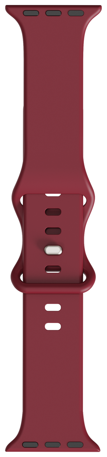 SBG Siliconen Apple Watch Band 1-11/SE/Ultra - 49/46/45/44/42MM - Bordeaux afbeelding 7