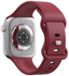 SBG Siliconen Apple Watch Band 1-11/SE/Ultra - 49/46/45/44/42MM - Bordeaux afbeelding 2