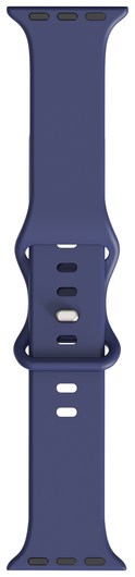SBG Siliconen Apple Watch Band 1-11/SE/Ultra - 49/46/45/44/42MM - Midnight Blue afbeelding 7