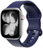 SBG Siliconen Apple Watch Band 1-11/SE/Ultra - 49/46/45/44/42MM - Midnight Blue