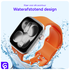 SBG Siliconen Apple Watch Band 1-11/SE/Ultra - 49/46/45/44/42MM - Oranje afbeelding 2