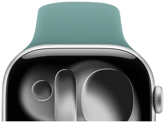 SBG Siliconen Apple Watch Band 1-11/SE/Ultra - 49/46/45/44/42MM - Cactus Groen afbeelding 5