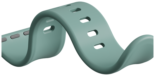 SBG Siliconen Apple Watch Band 1-11/SE/Ultra - 49/46/45/44/42MM - Cactus Groen afbeelding 6