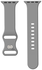 SBG Siliconen Apple Watch Band 1-11/SE/Ultra - 49/46/45/44/42MM - Grijs afbeelding 8