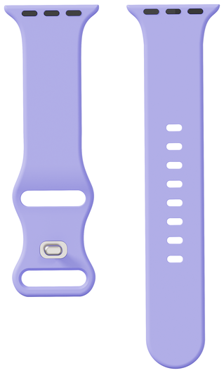 SBG Siliconen Apple Watch Band 1-11/SE/Ultra - 49/46/45/44/42MM - Lila afbeelding 8