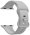 SBG Siliconen Apple Watch Band 1-11/SE/Ultra - 49/46/45/44/42MM - Cloud Grey afbeelding 3