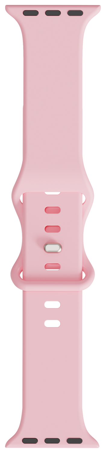 SBG Siliconen Apple Watch Band 1-11/SE/Ultra - 49/46/45/44/42MM - Roze afbeelding 7