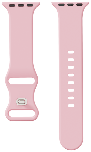 SBG Siliconen Apple Watch Band 1-11/SE/Ultra - 49/46/45/44/42MM - Roze afbeelding 8