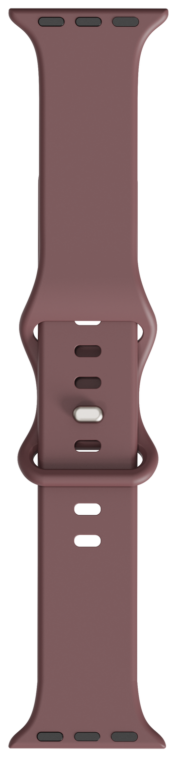 SBG Siliconen Apple Watch Band 1-11/SE/Ultra - 49/46/45/44/42MM - Smoky Purple afbeelding 7