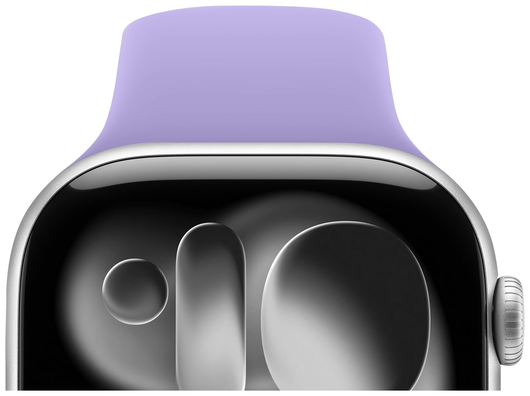 SBG Siliconen Apple Watch Band 1-11/SE/Ultra - 49/46/45/44/42MM - Lavender Grijs afbeelding 5